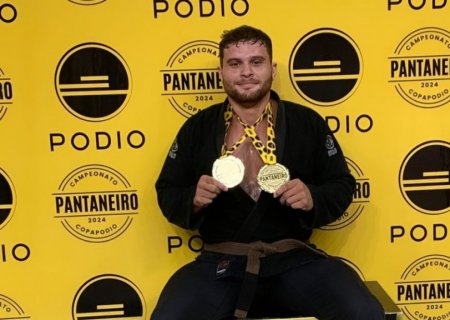 IVINHEMA: É OUROOO! Atleta Anderson Figueira o “Chorão” foi ao pódio no Campeonato Pantaneiro