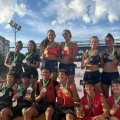 Atletas de MS sobem ao p&oacute;dio do Brasileiro Interclubes de V&ocirc;lei de Praia Sub-21