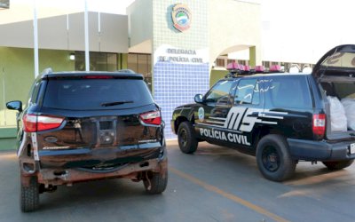 AMANDINA: PMR apreende maconha em EcoSport