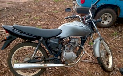 IVINHEMA: PM localiza moto em canavial 