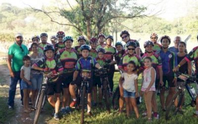 Amigos do Pedal de Novo Horizonte do Sul participa de evento de ciclistas em Fátima do Sul