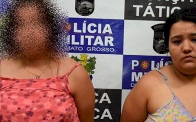 Moradora de Fátima do Sul e adolescente são presas após serem flagradas com drogas no MT