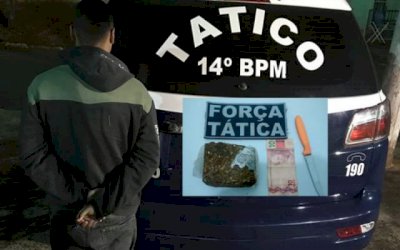 FÁTIMA DO SUL: Jovem traficante é preso após denuncias anônimas