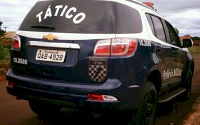 FÁTIMA DO SUL: Força Tática apreende motocicleta adulterada