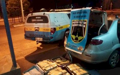 IVINHEMA: PMR prende casal transportando maconha que seria entregue no Rio de Janeiro