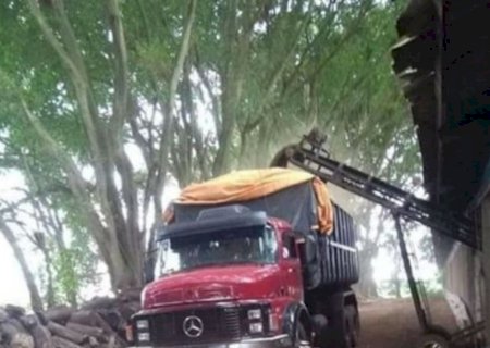 Ladrões levam caminhão com duas minicarregadeiras em Fátima do Sul