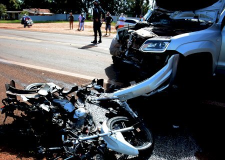 Acidente mata motociclista na BR-376 em Fátima do Sul