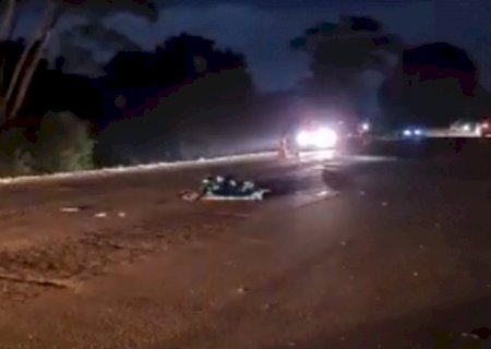 Acidente com vítima fatal é registrado entre Fátima do Sul e Dourados, motorista fugiu do local