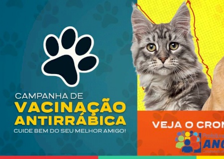 Prefeitura Municipal de Angélica inicia campanha de vacinação antirrábica