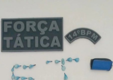 FÁTIMA DO SUL: Força Tática prendem homem por tráfico de Drogas.