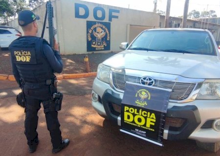 DOF prende quadrilha de assaltantes e recupera camionete roubada de família mantida em cárcere privado em Culturama