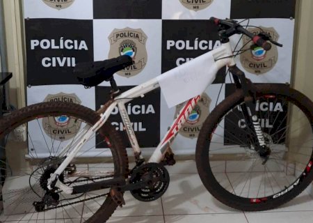 ANGÉLICA: Policia Civil recupera bicicleta furtada