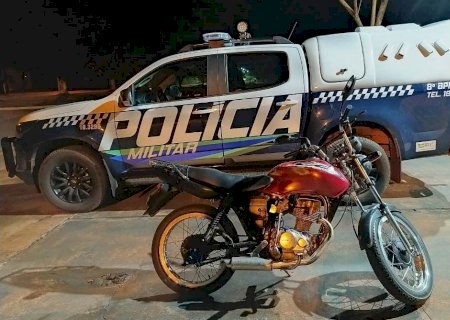 ANGÉLICA: Polícia Militar conduz adolescente para a delegacia por dirigir sem possuir CNH