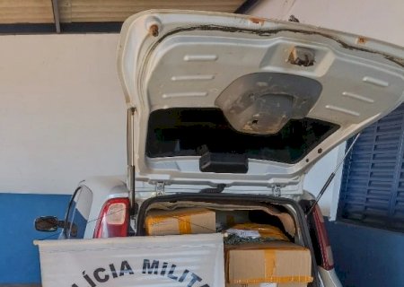 ANGÉLICA: PM apreende mercadorias avaliadas em mais de R$ 350 mil reais contrabandeadas do Paraguai em Ipezal