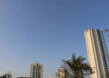 Terça-feira de tempo ensolarado e temperaturas em elevação em MS