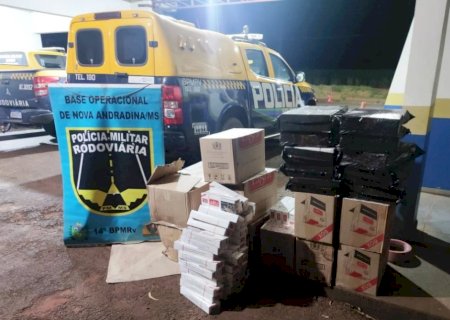 ANGÉLICA: PMR apreende carga de contrabando na MS-141