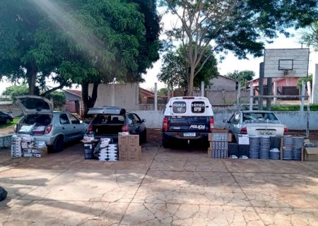 FÁTIMA DO SUL: Força Tática apreendem três veículos com contrabando em menos de 24h