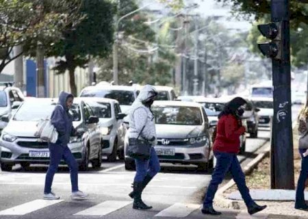 Frente fria chega a Mato Grosso do Sul derrubando temperaturas e com mínima de 9°C