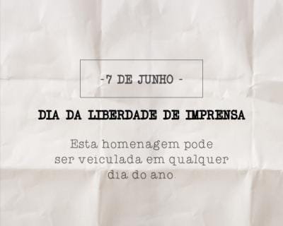 Dia Nacional da Liberdade de Imprensa é uma data de luta contra a censura