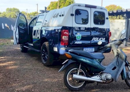 ANGÉLICA: Polícia Militar prende homem após furtar motocicleta