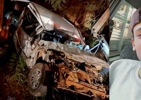 Jovem morre em acidente entre as cidades de Vicentina e Fátima do Sul