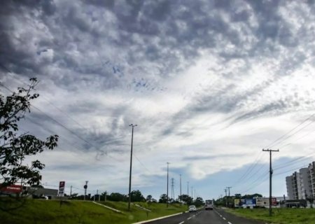 Com sol entre nuvens e ventos de até 60km/h, MS tem máxima de 36ºC neste sábado