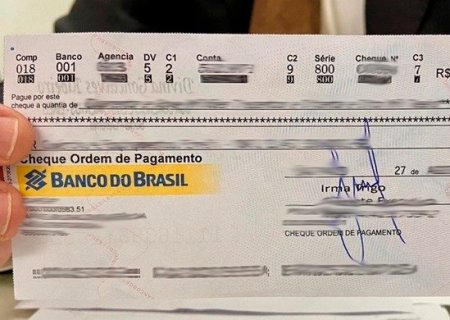 GLÓRIA DE DOURADOS: Tentativa de clonagem de cheque é descoberta