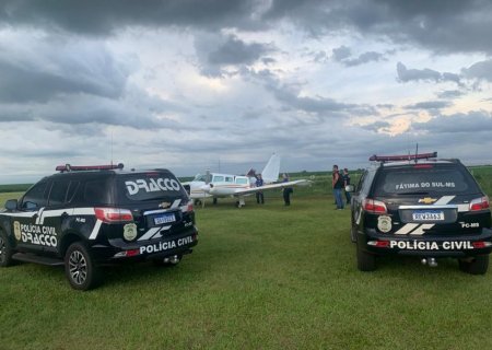 FÁTIMA DO SUL: Piloto é preso com avião que seria usado para o narcotráfico