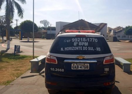 NOVO HORIZONTE DO SUL: Polícia Militar prende homem por dano e violência doméstica