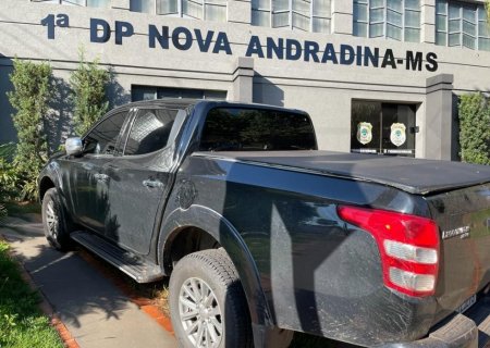 PRF recupera caminhonete roubada em MG que seria entregue em Ipezal