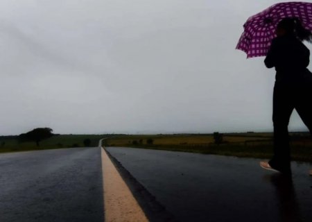Segunda-feira terá chuva em todas as regiões de Mato Grosso do Sul