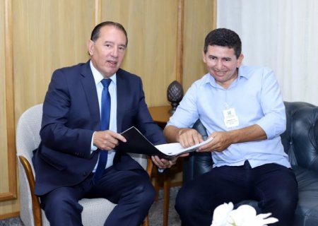 NOVO HORIZONTE DO SUL: Prefeito Guga apresenta projetos de iluminação de LED ao presidente da Assembleia Legislativa