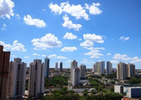 Previsão de segunda-feira com sol e nuvens em MS