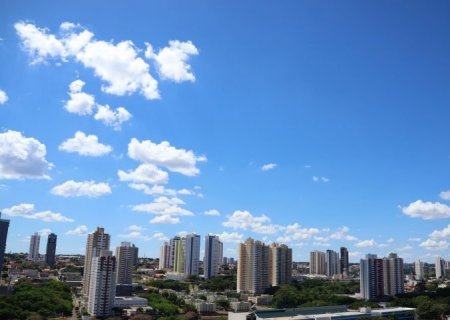 Feriado será de tempo com sol e variação de nebulosidade em MS