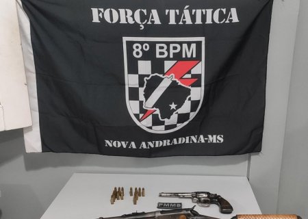 ANGÉLICA: PM prende mais um homem com armas de fogo e munições