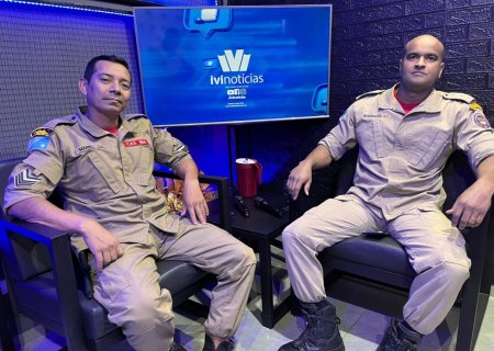 Bate Papo com o Capitão Eliel Rodrigues e o Sargento Mariel sobre os próximos eventos do Corpo de Bombeiros