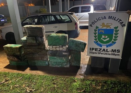 ANGÉLICA: PM de Ipezal prende casal transportando mais de 330 quilos de maconha