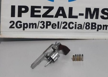 ANGÉLICA: PM prende homem por porte ilegal de arma de fogo, sequestro e cárcere privado em Ipezal