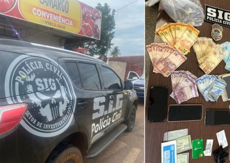 Casal é preso em flagrante por alugar conveniência de fachada para vender drogas em Fátima do Sul