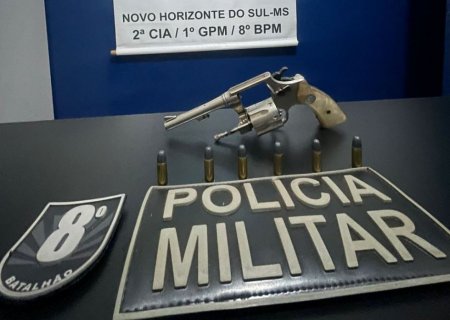 NOVO HORIZONTE DO SUL: Polícia Militar prende dois homens por tentativa de homicídio e por porte ilegal de arma de fogo