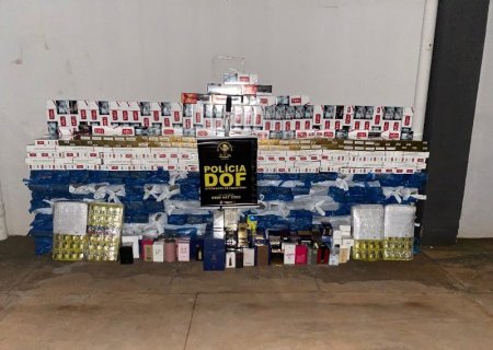 DOF apreende veículos carregados com produtos ilegais em MS
