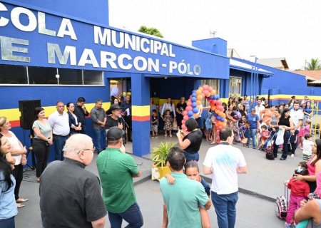 Prefeitura de Ivinhema inaugura reforma e ampliação da Escola Orliene Marcon