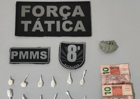 Força Tática prende homem por Tráfico de Drogas