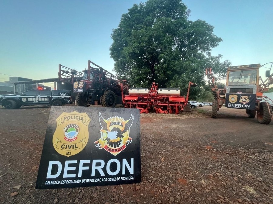 Defron recupera maquinários agrícolas avaliados em R$ 1 milhão em ...