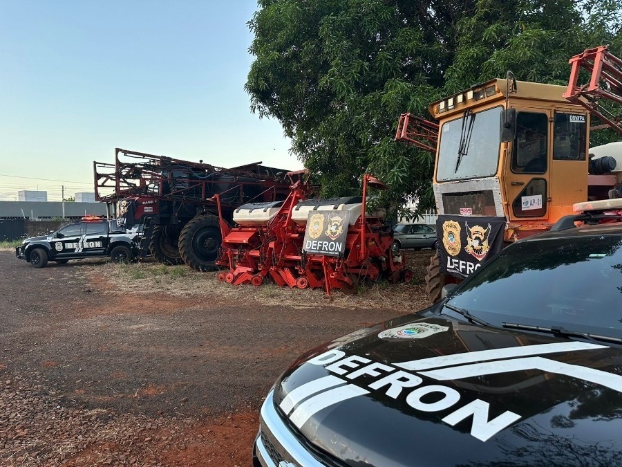 Defron recupera maquinários agrícolas avaliados em R$ 1 milhão em ...