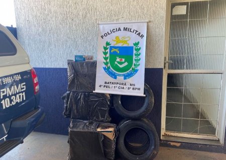 BATAYPORÃ: Polícia Militar apreende 200 pacotes de cigarros contrabandeados