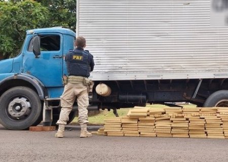 IVINHEMA: PRF apreende mais de 480kg de drogas na BR-376