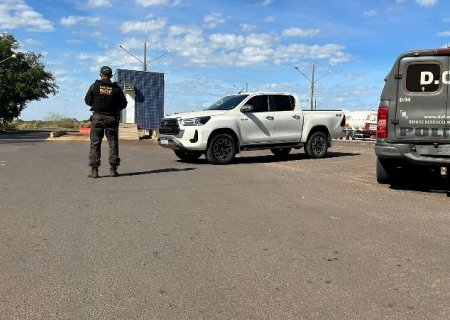 NAVIRAÍ: DOF recupera camionete furtada em São Paulo no mês passado