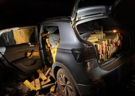 Motorista abandona veículo com quase 1 tonelada de maconha em rodovia de MS