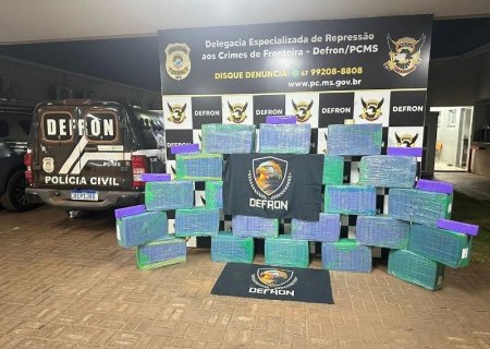 Polícia Civil apreende aproximadamente meia tonelada de maconha em MS